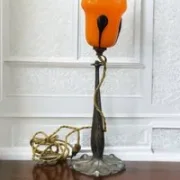 Paul Follot Signed Antique French Table Lamp 1905