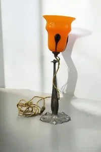 Paul Follot Signed Antique French Table Lamp 1905