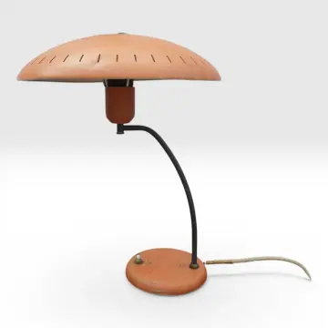 Philips Junior Tischleuchte Louis Kalff Orange 1950er