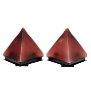 Selene 004 Diamond Wall Lights — Pair, Murano Glass