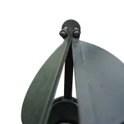 Ateljé Lyktan Skarabé dual adjustable glass reflector mirrors in beetle-wing shape that gives the lamp its name, close-up