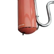 Ateljé Lyktan Skarabé articulated joint with chrome mounting bracket and original Åhus Sweden label, close-up detail