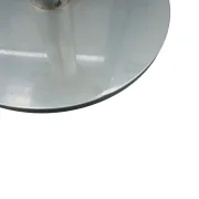 Temde Space-Age Tischleuchte – Opalweißes Glas, Schweiz/Deutschland 1970er