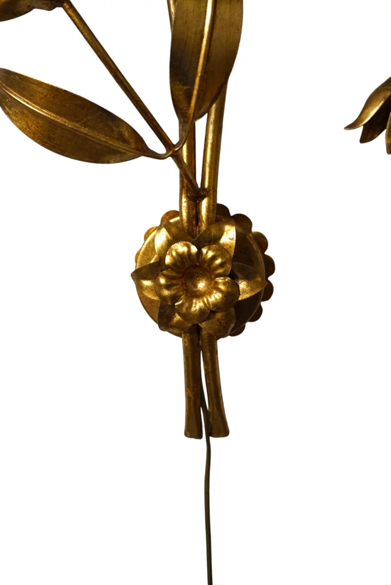 Hans Kögl Wandleuchte „Pioggia d'Oro" – Hollywood Regency, 1960er/70er