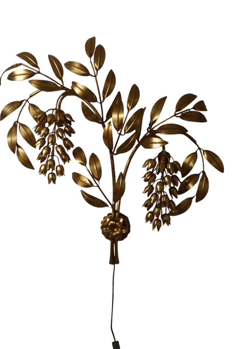 Hans Kögl Wandleuchte „Pioggia d'Oro" – Hollywood Regency, 1960er/70er
