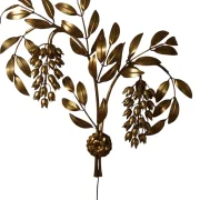 Hans Kögl Wandleuchte „Pioggia d'Oro" – Hollywood Regency, 1960er/70er