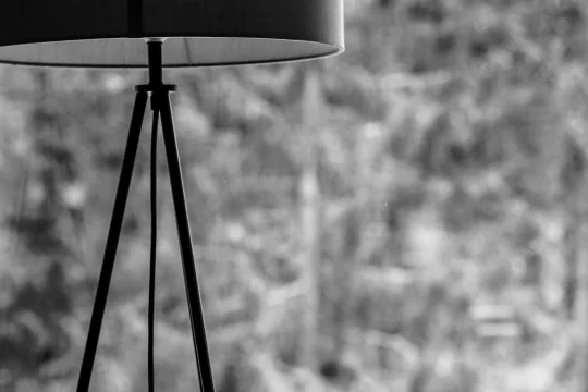 Vintage designer floor lamp, Scandinavian and Italian mid-century style