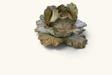 Vladimir Kanevsky Signed Porcelain Cabbage Tureen, USA 2014